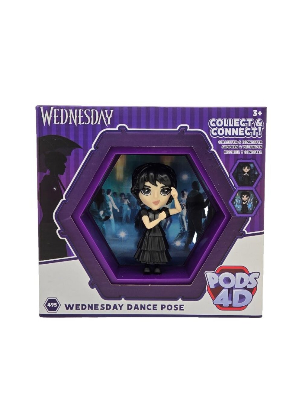 Wednesday Addams Nevermore Dance PODS 4D Figure WOW! Stuff Collectible New